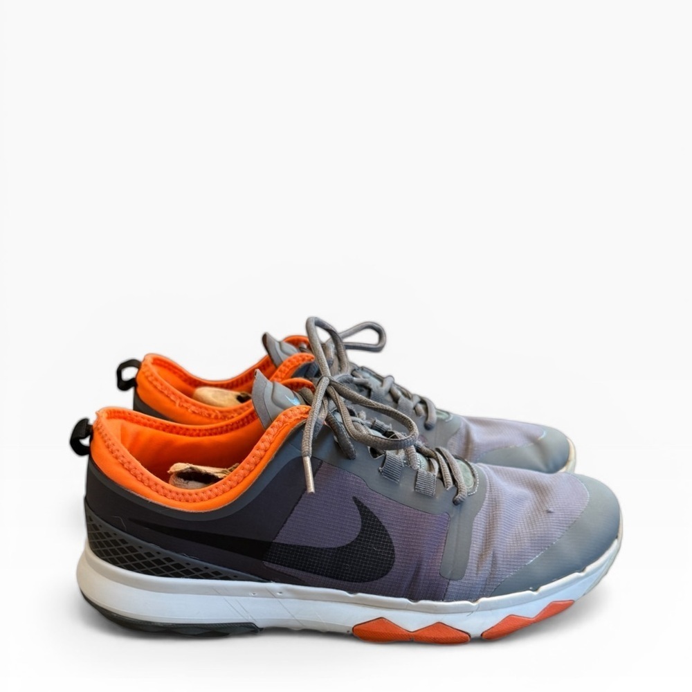 Nike Dual-Tone Gray and Vibrant Orange Golf ⛳️ Shoes - Picture 5 of 15